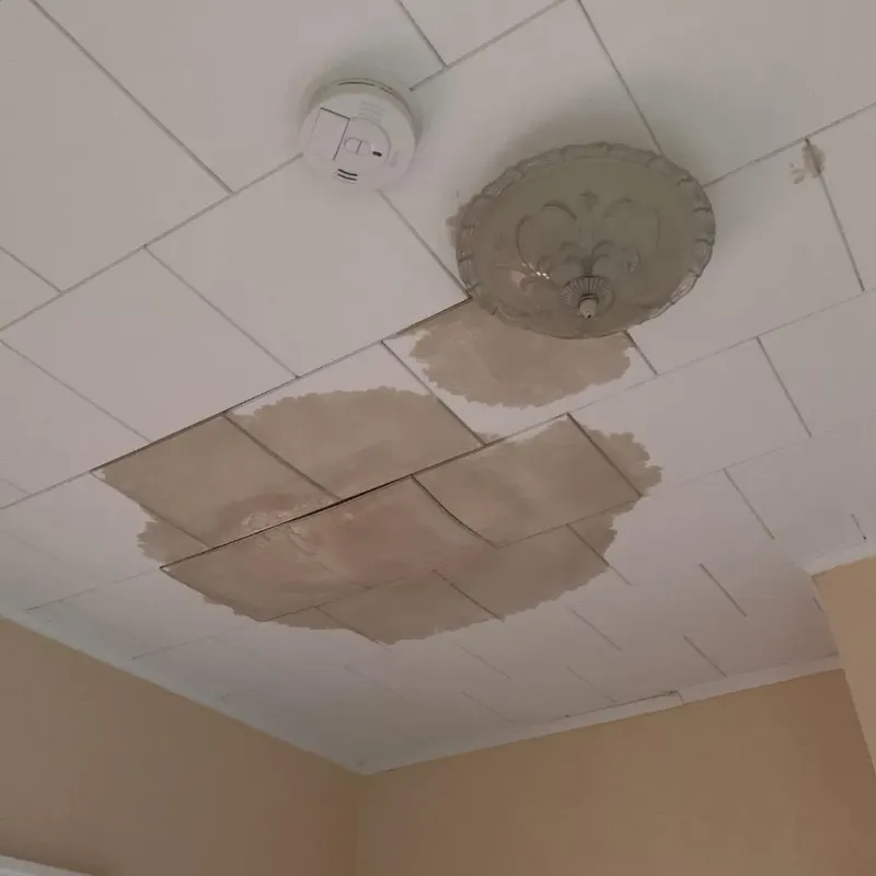 Ceiling Water Damage Repair in North Bennington, VT