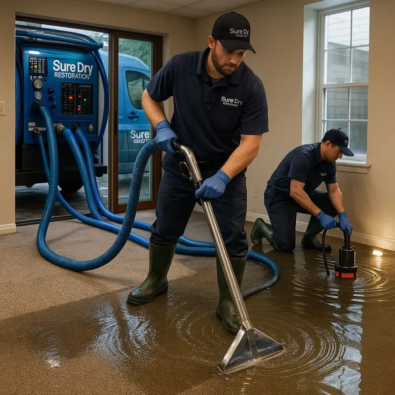 Water Extraction and Removal process in North Bennington, VT